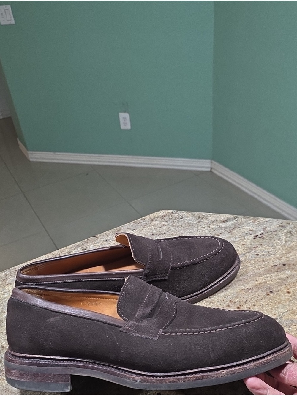 Meermin espresso brown suede superbuck loafers like new! - Picture 13 of 13